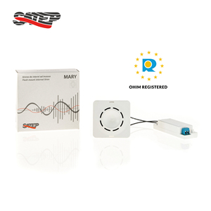 Alarma Antirrobo Mary-Q Satep, Fabricada en Italia, Redonda, de Montaje Empotrado, Alarma Interior Inteligente, Compacta, Sirena Piezoeléctrica - Product Image 2