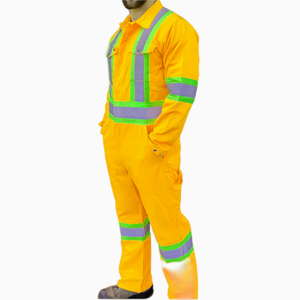 Combinaisons de travail réfléchissantes sur mesure en gros, vêtements de travail haute visibilité, combinaison haute visibilité avec matériaux de qualité supérieure, logo personnalisé, taille - Product Image 3