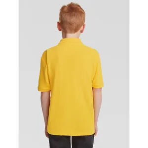 เสื้อโปโลเด็กปรับแต่งได้ 65/35 หมวดหมู่สินค้าส่งเสริมการขายสำหรับการขายส่ง - Product Image 5