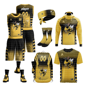2025 nuevo paquete de oferta de diseño único uniformes de baloncesto transpirable y de secado rápido ropa deportiva equipo kits de uniformes de baloncesto - Product Image 1