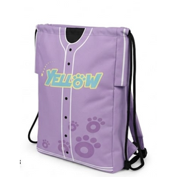 Uniform-Style <b>Drawstring</b> Gym Bag with Custom Logo Large Capacity Oxford and Mesh Lining - Product Image 2