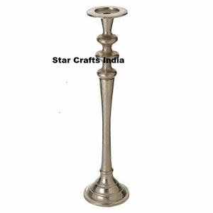 Candélabre de luxe artisanal en métal pour décoration de mariage bougeoir de table bougeoir en laiton doré fait main style moderne - Product Image 3