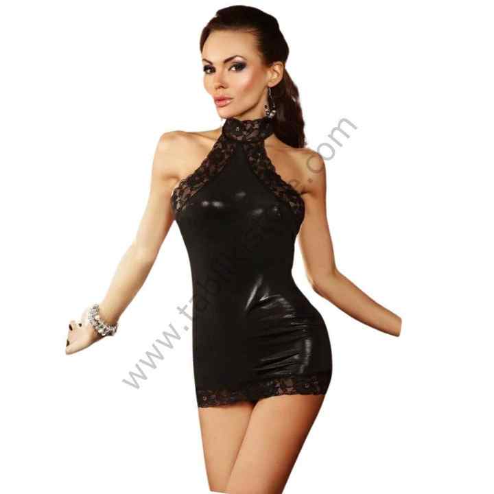 Fancy Lame Lace Evening Dress