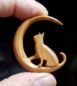 Pendientes de madera natural de forma irregular Pendientes hechos a mano Joyería de acero inoxidable Fábrica Venta al por mayor Superventas - Product Image 2