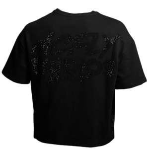 Premium Black <b>T</b> <b>Shirt</b> for Men and <b>Women</b> Subtle Texture Print Heavy Cotton Fashion Casual Street Style Tee - Product Image 2