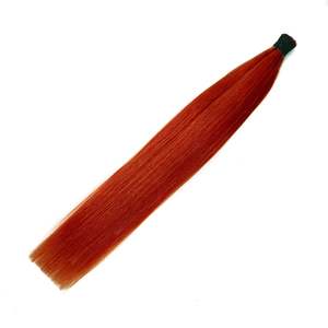 I-Tip Remy Human Hair Extensions Kinky #<b>350</b> Copper <b>8</b> Inch Super Double Drawn - Product Image 3