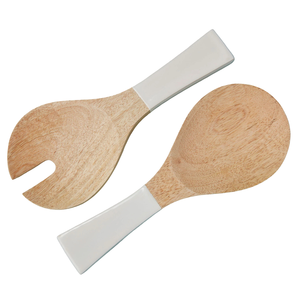 Best Handmade Industrial Classic Wooden Spoon Dishwasher Safe <b>Flatware</b> Set for Tea Serving Kitchen Cooking Party Use - Product Image 6