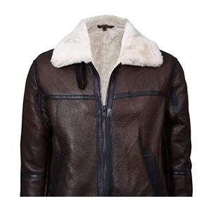 Chaqueta de cuero de alta calidad para hombre, chaqueta de piel de oveja de alta calidad, chaqueta de cuero genuino PU para hombre 2025 - Product Image 4