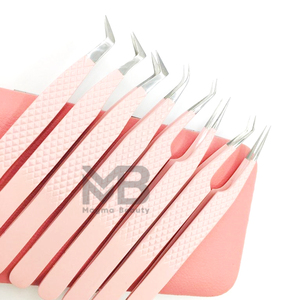 แหนบต่อขนตาแบบใหม่ พร้อมปลายไฟเบอร์ สำหรับต่อขนตาแบบวอลลุ่ม - Product Image 1