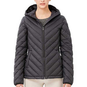 Haute qualité à la mode femmes automne hiver 2025 vestes bouffantes vestes à capuche vestes pour femmes conception personnalisée taille personnalisée - Product Image 1