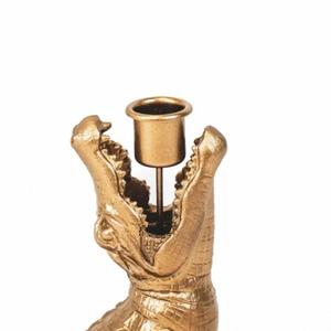 Portavelas de Cocodrilo, Figura de Caimán, Portavelas de Reptil, Recipiente para Velas, Escultura, Decoración del Hogar - Product Image 2