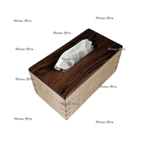 Caja de Servilletas de Madera de la Mejor Calidad, Diseño Simple, Tamaño Personalizado, Caja de Almacenamiento de Servilletas para Proveedor Mayorista - Product Image 4