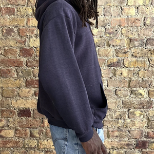 Custom Vintage Distressed Letter Embroidery Cropped Zipper Pullover Sunfade Acid Wash Men's Hoodies with 3D Print Sweatshirts - Product Image 4