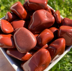 Natural Red Jasper Tumbled Stone crystal healing tumble vastu correction and increase creativity reiki healing - Product Image 3