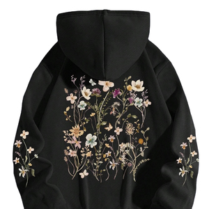 เสื้อฮู้ดดี้ทรงสลิมฟิตแบบยูนิเซ็กซ์ พิมพ์ลายแบบซับลิเมชั่น ผ้าฟลีซ 100% คอตตอน สำหรับฤดูหนาว ลายพื้นเรียบ - Product Image 1