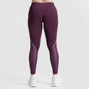 Leggings de sport pour femmes en gros, OEM personnalisé, sans couture, taille mi-haute, extensibles, tissu de haute qualité anti-humidité - Product Image 3