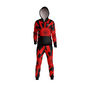 Ropa Deportiva Personalizada para Hombre, 100% Poliéster, Estilo Hip Hop, Chándal con Pantalones con Capucha, Chándal Informal de Algodón para Invierno - Product Image 4