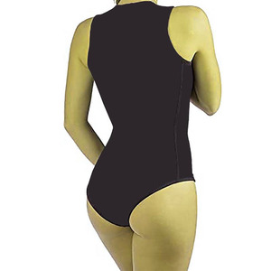 Venta al por mayor 2025 Traje de baño de carreras para mujer Cremallera Espalda descubierta Una pieza Ropa de playa Trajes de baño - Product Image 3