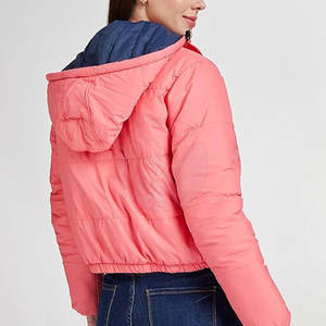 เสื้อแจ็คเก็ตผู้หญิงคุณภาพสูงทรงเข้ารูปสำหรับฤดูหนาว ผลิตจากผ้าขนสัตว์และไนลอน ระบายอากาศได้ดี ดีไซน์ทันสมัยบุด้วยผ้าขนแกะ - Product Image 2