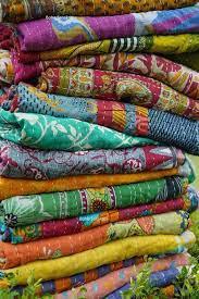 <strong>Indian</strong> Vintage Kantha <strong>Quilt</strong> Handmade Antique <strong>Indian</strong> Sari <strong>Quilt</strong> Boho Kantha <strong>Bedspread</strong> With Cotton Filling for Hotels Decor