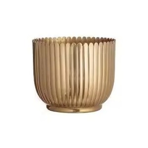 Maceta chapada en oro de calidad duradera más vendida para decoración de suelo, sala de estar interior decorativa y uso de plantas de jardín - Product Image 6