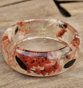 Bracelet en résine époxy Bijoux en résine unique Bracelet en résine personnalisé Bracelet en résine Design artistique Fabriqué en Inde - Product Image 6