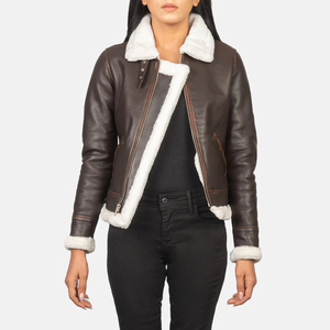 Veste en cuir pour femmes en gros Service OEM de qualité supérieure Parfait pour les commandes en gros de marque privée - Product Image 1