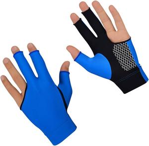 Guantes de billar de calidad superior Guantes de billar duraderos de bajo precio Sublimación OEM Diseño personalizado y guantes de logotipos personalizados - Product Image 4