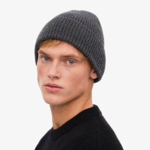 Vente en gros de bonnets décontractés unisexes unisexes de marque de luxe de haute qualité avec logo personnalisé en acrylique uni pour l'hiver bonnet en peluche respirant et imperméable - Product Image 1