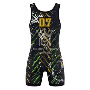 Venta al por mayor de camiseta de lucha libre Parana ropa deportiva adultos Impresión digital por sublimación personalizada - Product Image 4