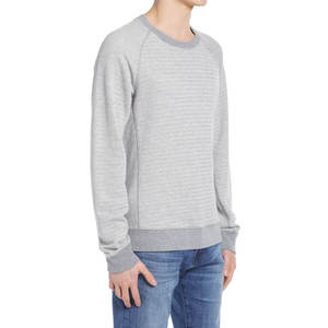 Sweat-shirt à col rond en tricot avec motif brodé, sweat-shirt respirant en polyester/coton, sweat-shirt à capuche chauffant tissé - Product Image 2