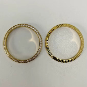 Luxira Jewels - Reloj de Lujo para Hombre, Estilo Hip Hop, Hecho a Mano, con Incrustaciones de Oro, Acero Inoxidable, Estilo Moissanita, Gemas Blancas y Negras, 40 mm - Product Image 4