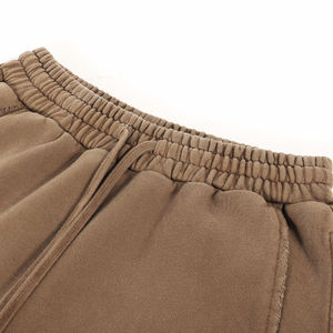 กางเกงวอร์มทรงตรงสำหรับผู้ชายกางเกงสำหรับซักแบบเป็นกรดของผู้ชายเครื่องแต่งกายแนวสตรีทแวร์แบบ450 GSM เปล่าติดโลโก้ได้ตามต้องการ - Product Image 5