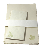 Papel de Algodón Crema Reciclado Hecho a Mano de Buena Calidad, Absolutamente Libre de Madera y Ácido, Maravillosamente Suave, Moderno, para Viajes, Tamaño Carta A4