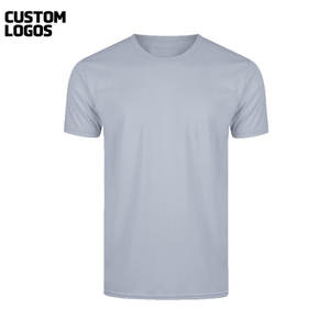 Camiseta holgada deportiva con cuello redondo para gimnasio para hombre al por mayor, Camiseta lisa de manga corta de alta calidad - Product Image 5