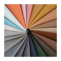 Sacs de canapé en tissu suédé gaufré double face imperméable occultant en cuir artificiel microfibre écologique, couleur personnalisée