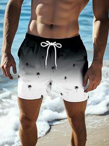 Shorts à séchage rapide avec cordon de serrage pour hommes, maillots de bain, caleçons de bain, nouveaux shorts de plage, shorts de course et de gym pour hommes - Product Image 2