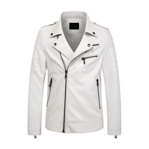 Chaqueta Bomber de cuero de alta calidad 2025 personalizada para otoño e invierno, chaqueta de cuero de nuevo estilo con cremallera de manga larga para hombres y mujeres - Product Image 1