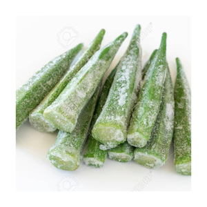 กระเจี๊ยบเขียวแช่แข็งออร์แกนิกจากเวียดนาม iqf แปรรูปเพื่อความสดใหม่บรรจุภัณฑ์จำนวนมาก - Product Image 5