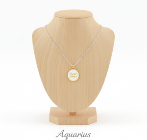 Collier chaîne délicat en argent sterling 925 de haute qualité, signe du zodiaque, fait sur mesure, plaqué or 14 carats, bijoux de luxe pour homme, cadeau de fête - Product Image 1