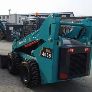 Chargeuse compacte Sunward SWL 4038 d'occasion à vendre, mini-chargeuse sur pneus avec moteur Kubota, incluant roulement moteur, pompe et PLC - Product Image 1