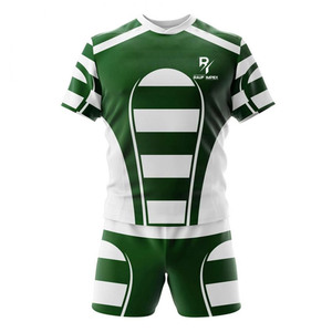 Ensemble d'uniformes de rugby respirants pour adultes et jeunes, vêtements de performance pour équipes sportives professionnelles, uniforme de rugby - Product Image 1