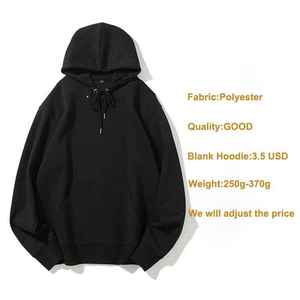 Pakistán Venta al por mayor Tarifa Soporte Una pieza Personalizado 230G 100% Poliéster Peso pesado Personalizado Unisex Jersey Liso Sudaderas con capucha de gran tamaño - Product Image 4
