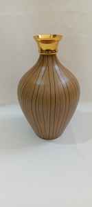 Vase à fleurs de luxe à motifs bleu marine fait à la main de qualité supérieure décor moderne fer maison hôtel cadeau de mariage d'entreprise - Product Image 3