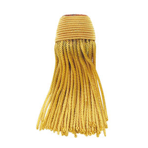 OEM Customized Long Gold <b>Fringe</b> <b>Tassel</b> with Cord Wholesale Bullion Metallic Wire - Product Image 6