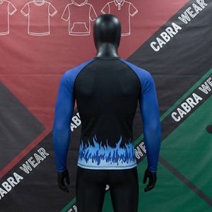 Rashguard personnalisé MMA BJJ |   Spandex/Polyester |   Séchage rapide, écologique |   Chemise de compression à manches longues |   Service OEM |   Usine - Product Image 3