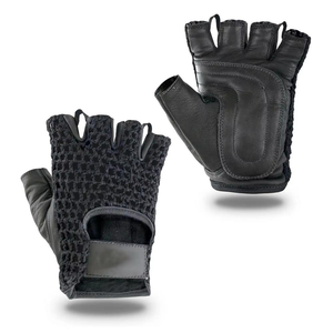 Gants en cuir légers en microfibre pour le fitness, le soutien à la musculation, la musculation, l'utilisation en fauteuil roulant - Respirants et confortables - Product Image 1