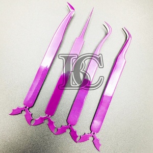 Pinzas Profesionales para Pestañas de Visón, Agarre Suave, Acero Inoxidable Sostenible, Logotipo y Empaque Personalizados, MOQ 10 Piezas - Product Image 4