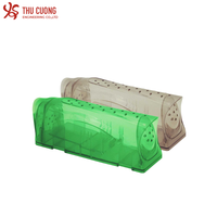 Piège à souris solide sans cruauté Réutilisable Efficace Écologique Transparent Live Catch & Release Rongeur Lutte antiparasitaire