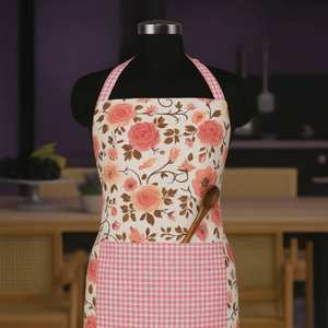 ผ้ากันเปื้อนทำอาหารผ้าฝ้ายแบบกำหนดเองพร้อมกระเป๋าด้านหน้า เหมาะสำหรับใช้ในครัวที่บ้าน ร้านเบเกอรี่ คาเฟ่ และพนักงานโรงแรม - Product Image 1